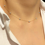 Cargar imagen en el visor de la galería, Choker Baby Blue
